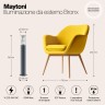 O576FL-01GR1 Maytoni Уличный фонарь Bronx, серый