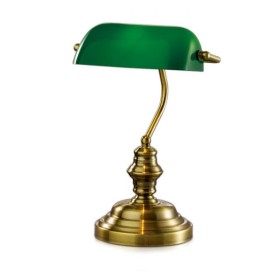 2224/1T Odeon Light зеленая кабинетная настольная лампа TRES