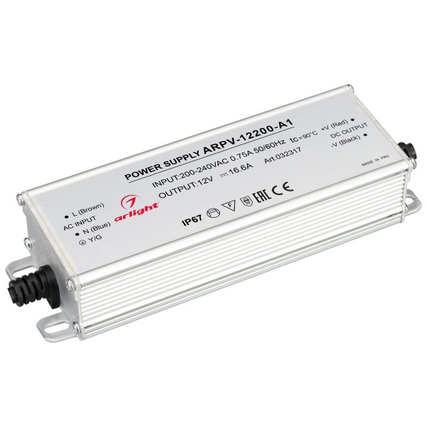 032317 Arlight Блок питания ARPV-12200-A1 (12V, 16.6A, 200W)