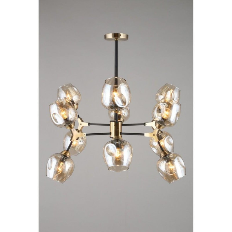 OML-93407-12 OMNILUX потолочная люстра Pozzallo на штанге Е14*12*40Вт