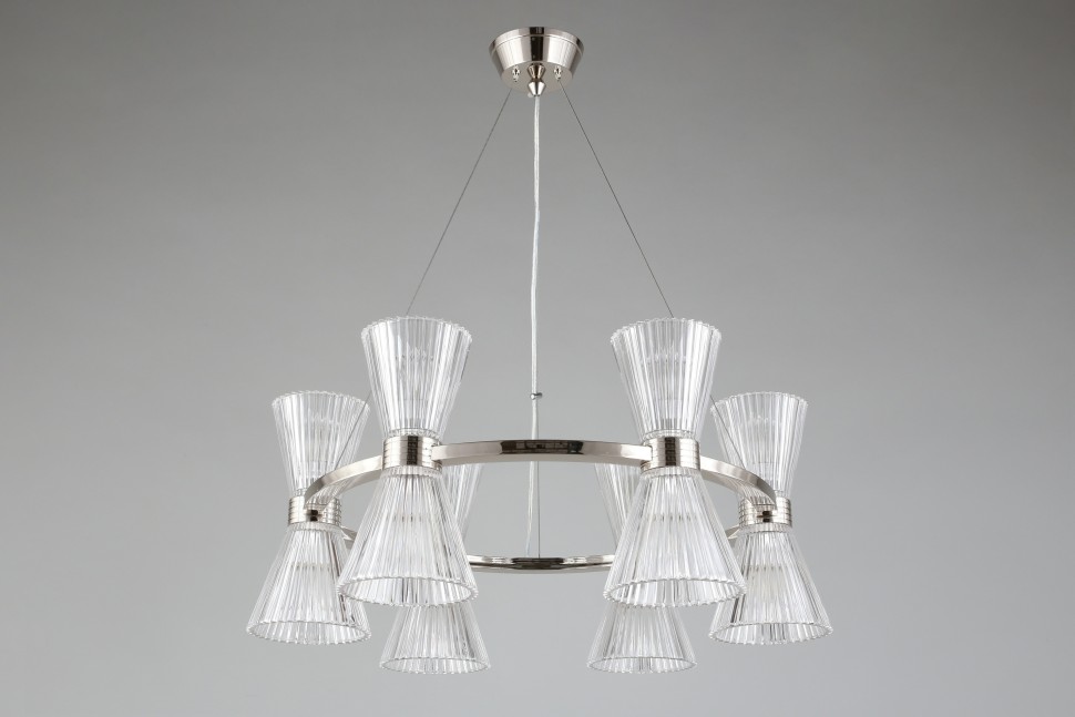 APL.801.13.12 APLOYT подвесная люстра Elinor, хром, E14*12*40W