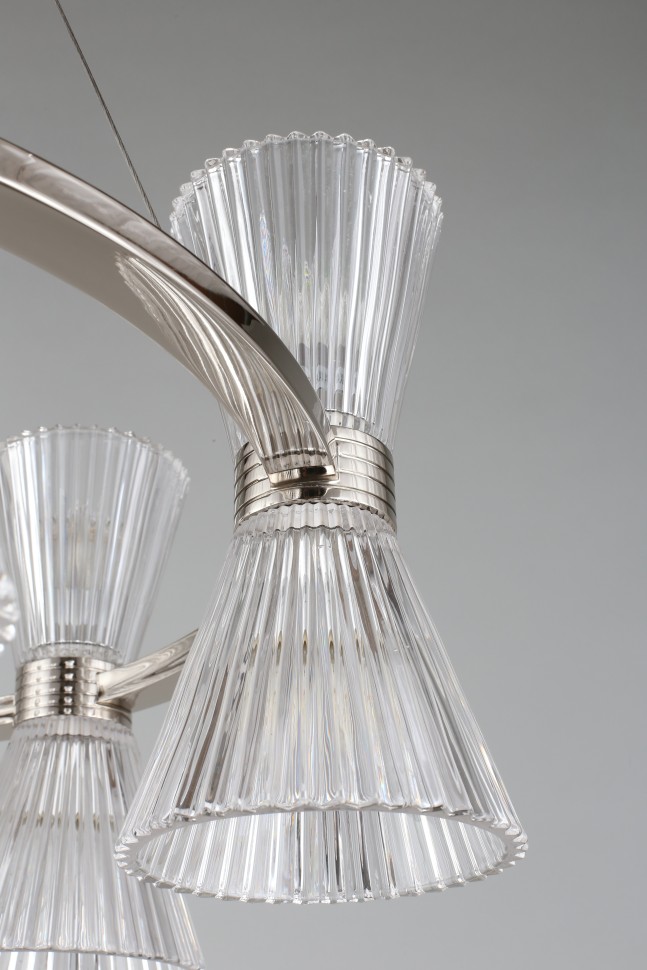 APL.801.13.12 APLOYT подвесная люстра Elinor, хром, E14*12*40W