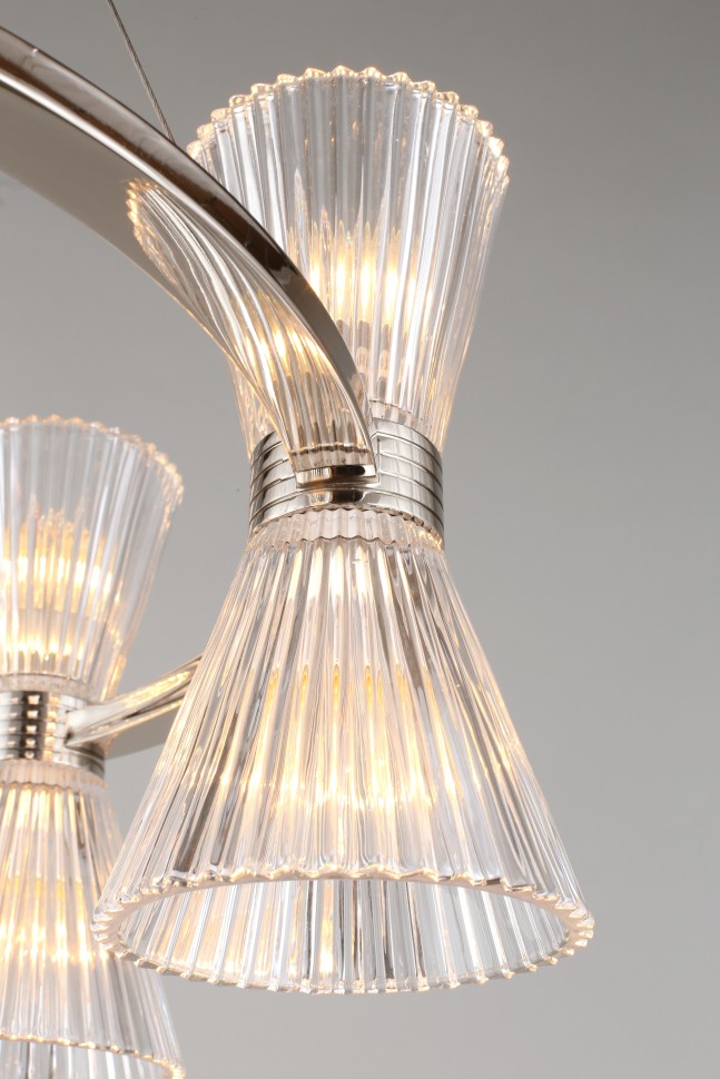 APL.801.13.12 APLOYT подвесная люстра Elinor, хром, E14*12*40W