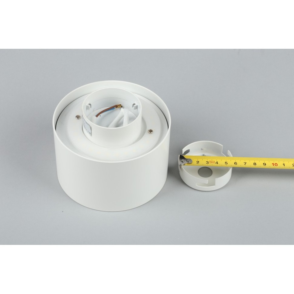 OML-100409-16 Светодиодный накладной светильник Stezzano, белый, 12W + 4W, 4000K