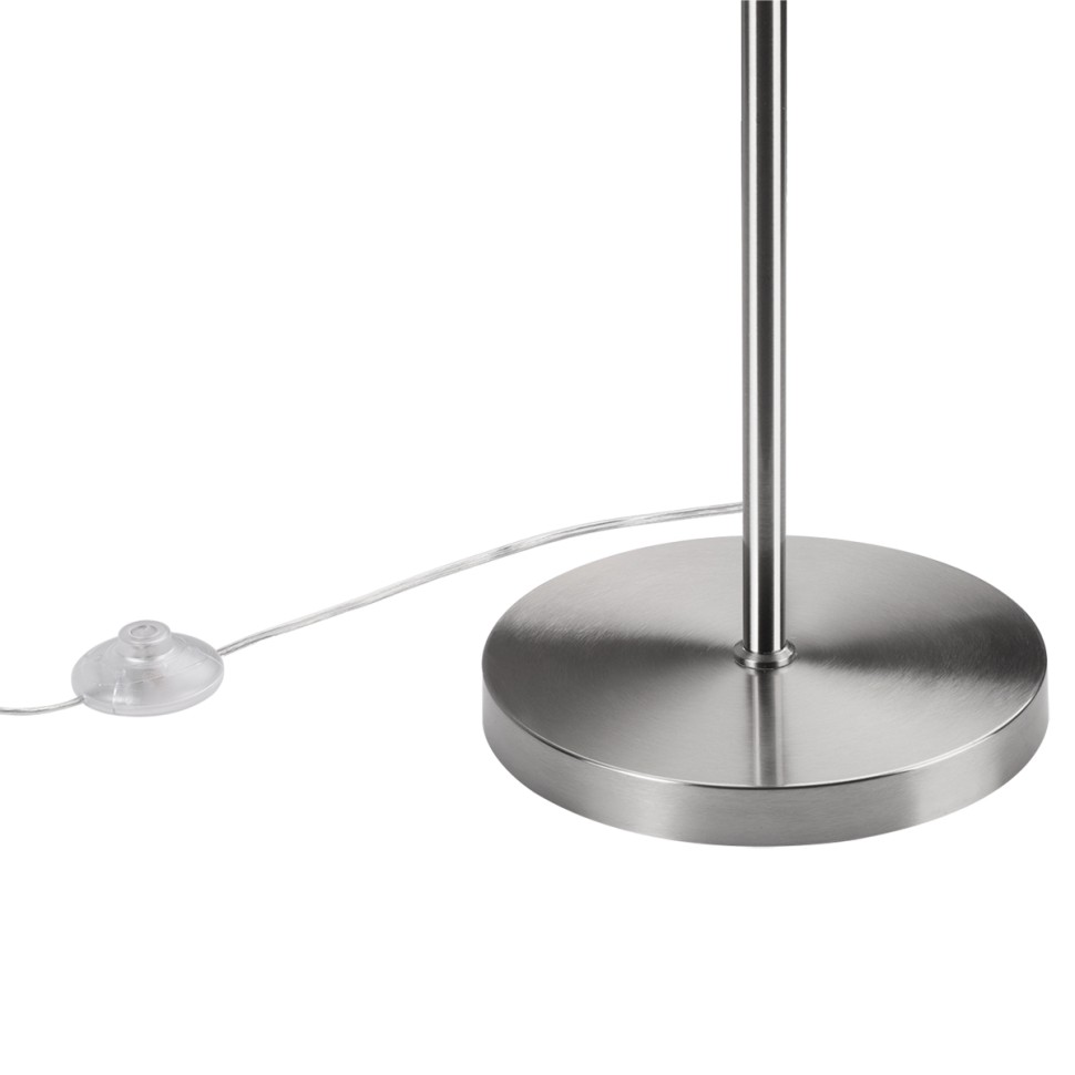 8251/2F LUMION NIKKI Торшер Е27*2*60W, никель, серый, диаметр 40см