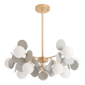 A1369SP-10GY ARTE LAMP потолочная люстра Peacock G9*10*40W, белый, золото, серый