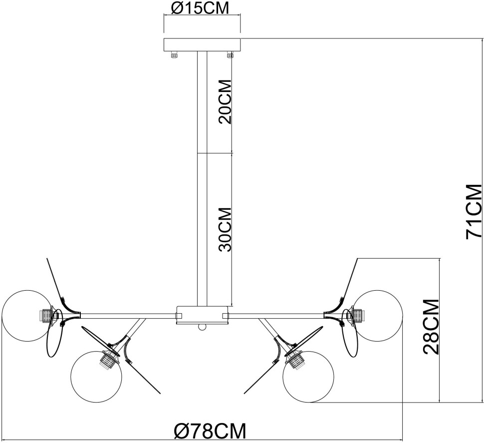 A1369SP-10GY ARTE LAMP потолочная люстра Peacock G9*10*40W, белый, золото, серый