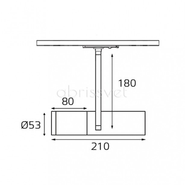 M03-002 black Megalight Трековый светильник