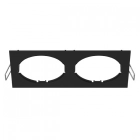 217527 Lightstar Рамка черная INTERO 16 DOUBLE OUADRO