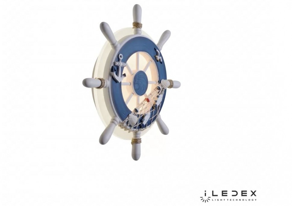 B021 BL Ledex Navy настенный светодиодный светильник Штурвал