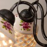 MDK9365/5ABlack Abrasax подвесная люстра Emilia в стиле Кантри
