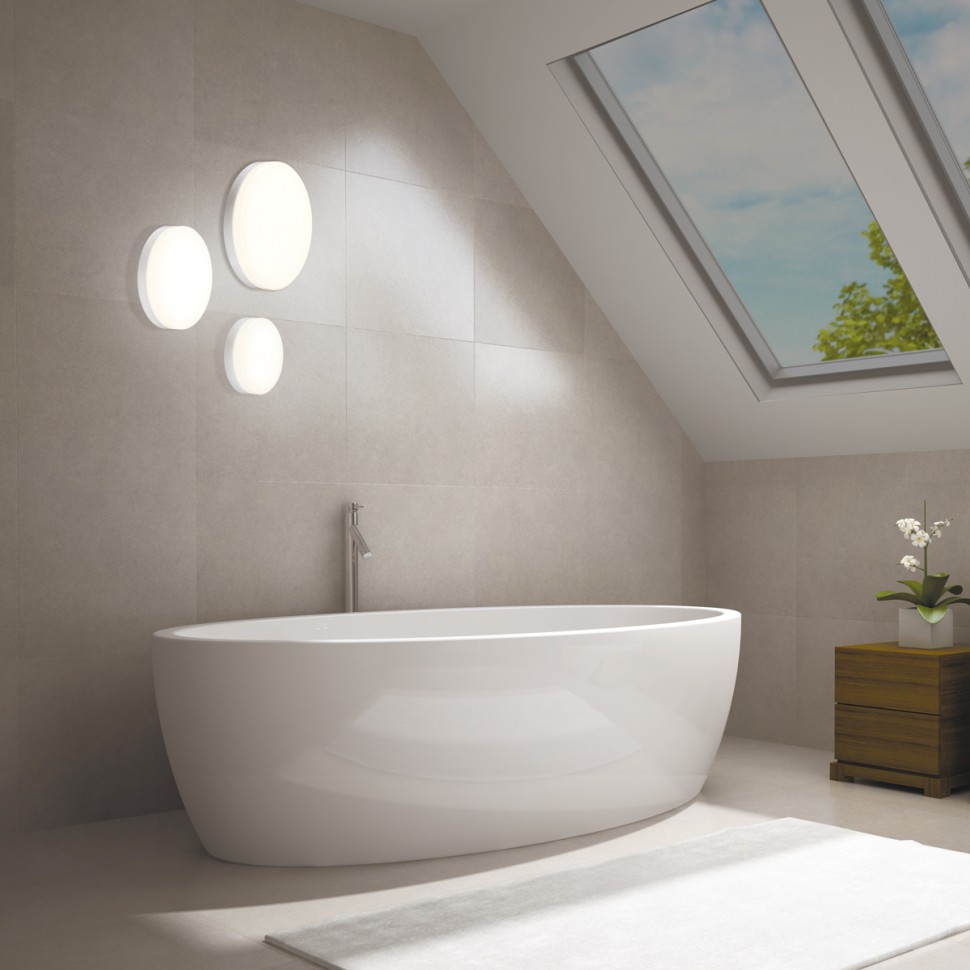 358683 NOVOTECH OVER светодиодный накладной влагозащищенный IP54 светильник PANDORA, 10W, 4000K, 800Lm, 15см диаметр