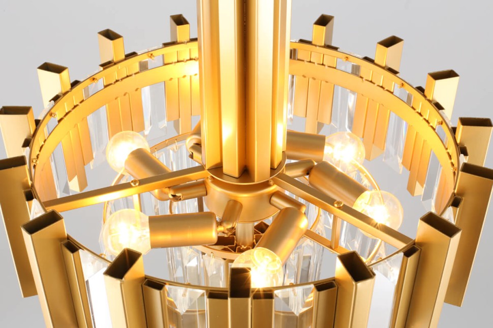 OML-69703-06 OMNILUX хрустальная подвесная люстра Gaeta