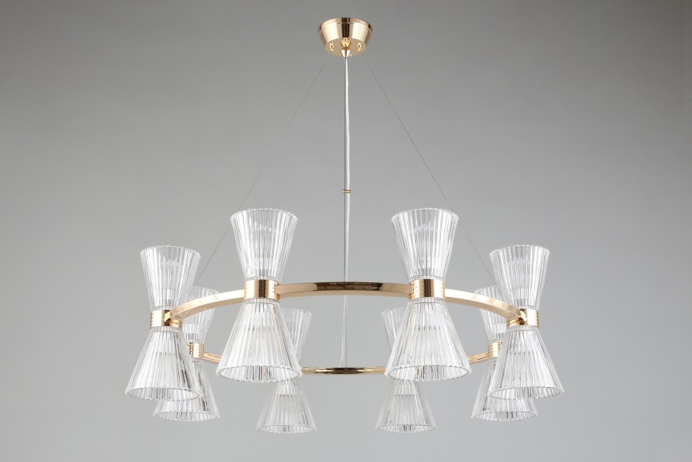 APL.801.03.16 APLOYT подвесная люстра Elinor, золото, E14*16*40W