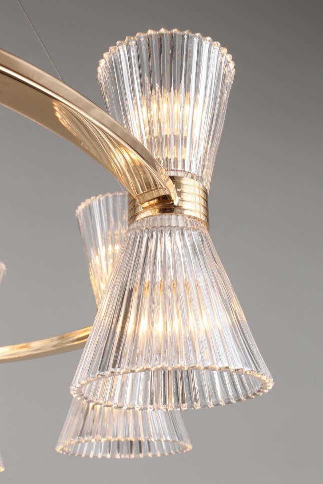 APL.801.03.16 APLOYT подвесная люстра Elinor, золото, E14*16*40W