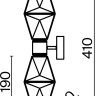 MOD325WL-02G MAYTONI Бра Coctail time, золото, стекло, G9*2*28W