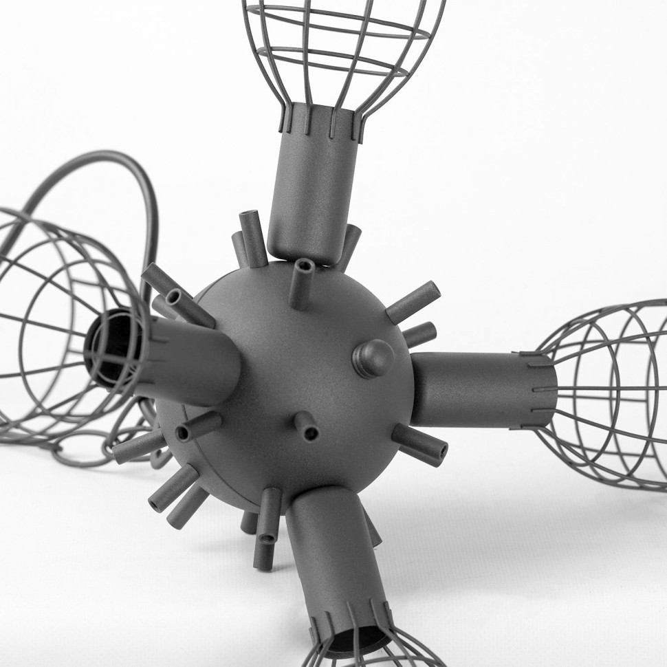 LSP-8987 Lussole Idaho Подвесной светильник Листья, зеленый, E27*4*40W, 70см диаметр