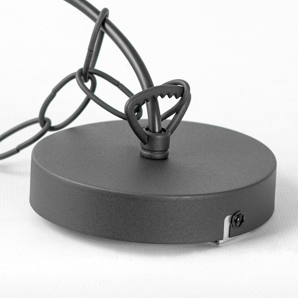 LSP-8987 Lussole Idaho Подвесной светильник Листья, зеленый, E27*4*40W, 70см диаметр