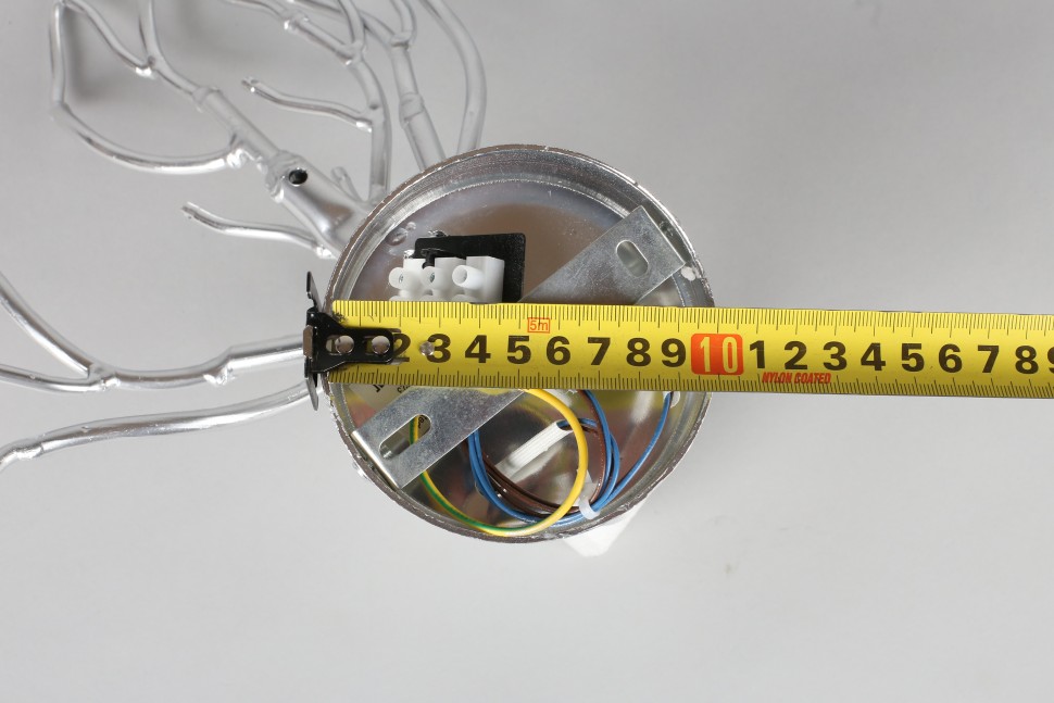 APL.847.11.03 APLOYT Хрустальное бра Gertunia, G9*3*5W, хром, ветки, листья