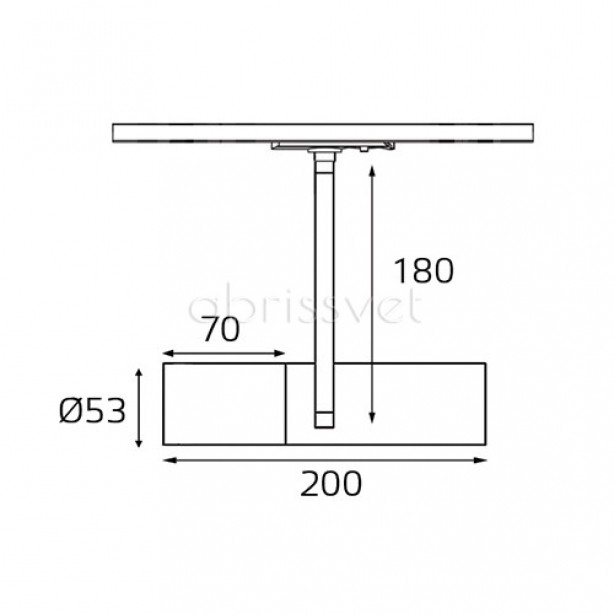 M03-092 black Megalight Трековый светильник
