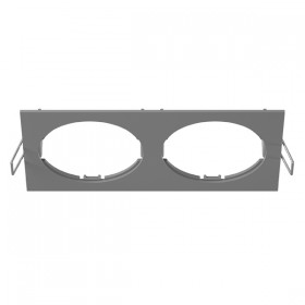 217529 Lightstar Рамка серая INTERO 16 DOUBLE OUADRO