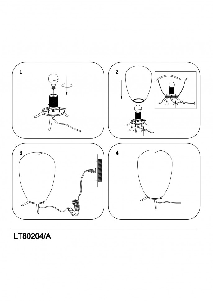 805912 Lightstar Настольная лампа ARNIA