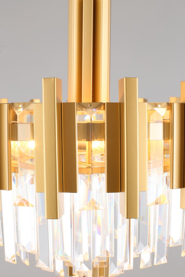 OML-69703-08 OMNILUX хрустальная подвесная люстра Gaeta