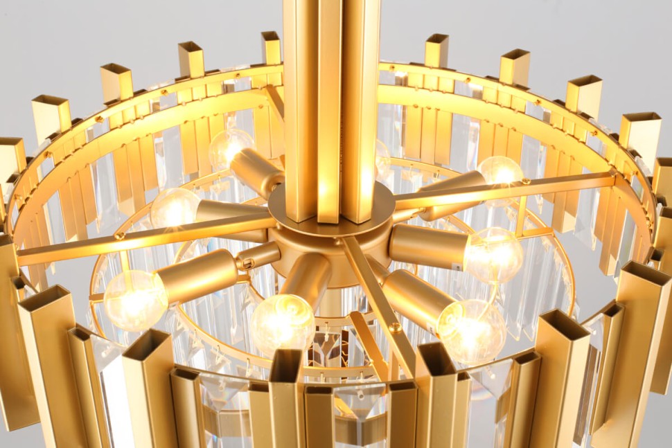 OML-69703-08 OMNILUX хрустальная подвесная люстра Gaeta