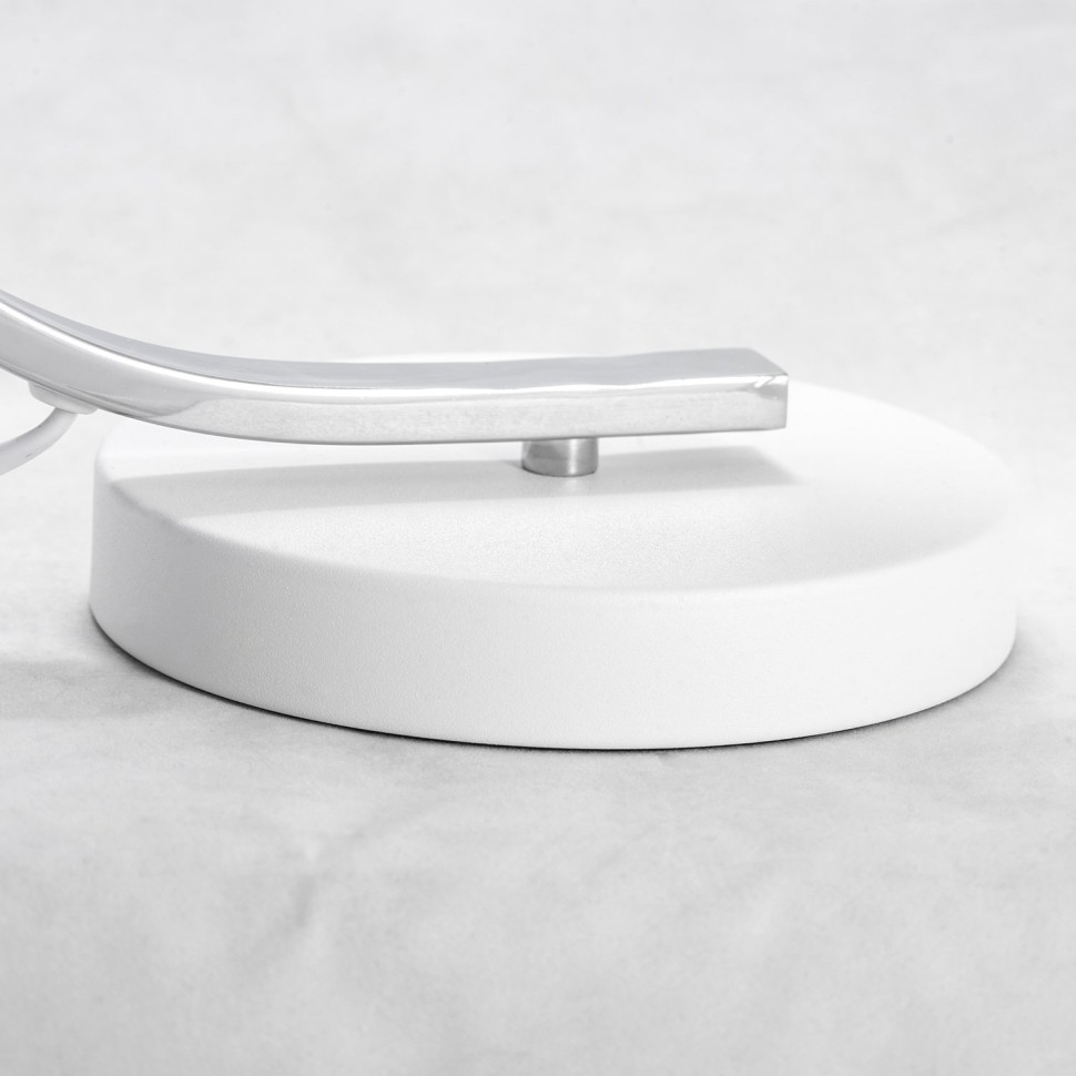 LSP-0558 LUSSOLE LGO Белая настольная лампа