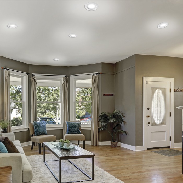 358030 NOVOTECH Светильник встраиваемый светодиодный LUNA белый 15W, 1050Lm, 4100K