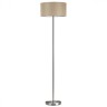 8250/2F LUMION NIKKI Торшер Е27*2*60W, никель, бежевый, диаметр 40см