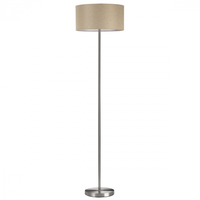 8250/2F LUMION NIKKI Торшер Е27*2*60W, никель, бежевый, диаметр 40см
