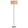 8250/2F LUMION NIKKI Торшер Е27*2*60W, никель, бежевый, диаметр 40см