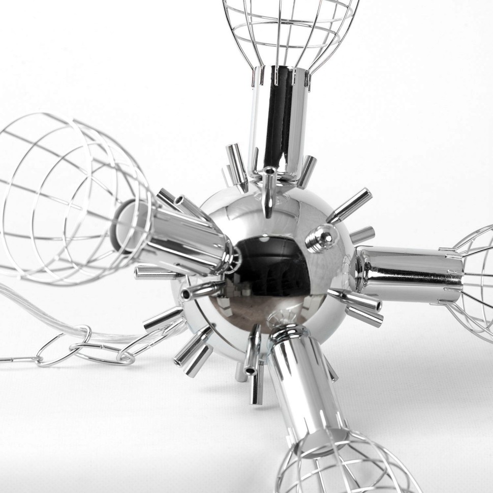 LSP-8986 Lussole Idaho Подвесной светильник Листья, белый, E27*4*40W, 70см диаметр