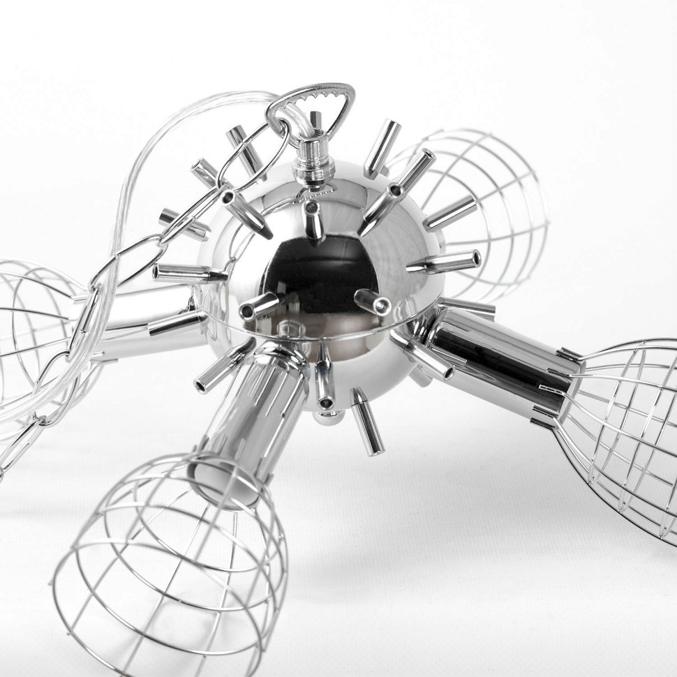 LSP-8986 Lussole Idaho Подвесной светильник Листья, белый, E27*4*40W, 70см диаметр