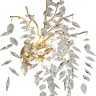 APL.847.01.03 APLOYT Хрустальное бра Gertunia, G9*3*5W, золото, ветки, листья