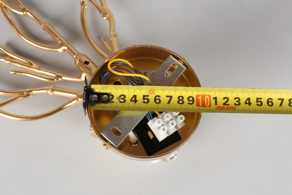 APL.847.01.03 APLOYT Хрустальное бра Gertunia, G9*3*5W, золото, ветки, листья