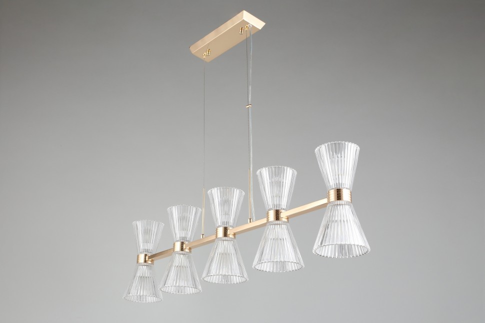 APL.801.03.10 APLOYT подвесной светильник Elinor, золото, E14*10*40W