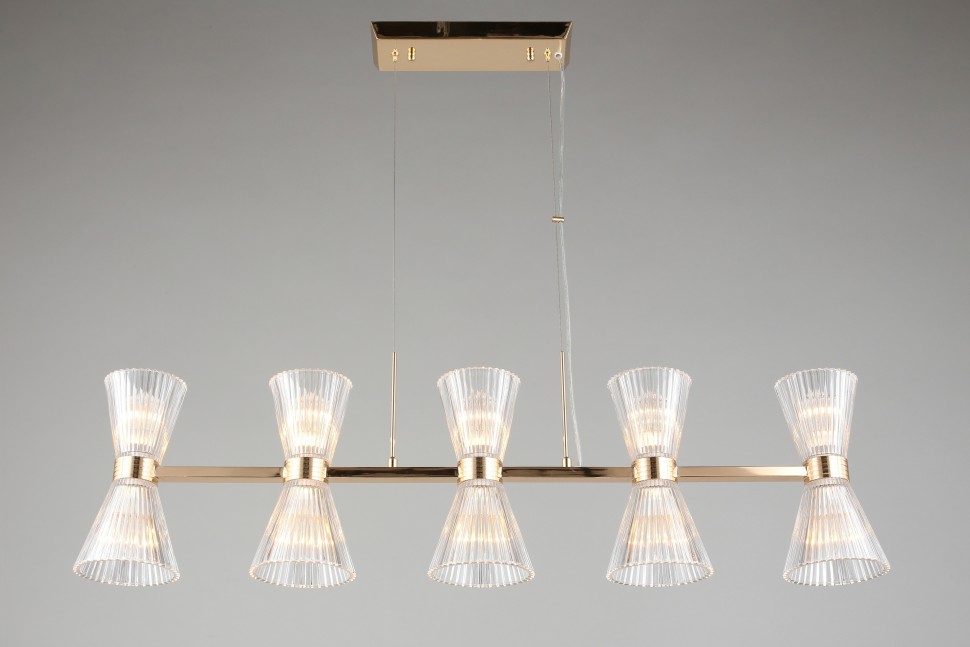 APL.801.03.10 APLOYT подвесной светильник Elinor, золото, E14*10*40W