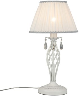 OML-60814-01 Omnilux Настольная лампа Cremona, белая с серебром