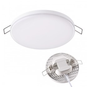 358142 NONOTECH Белый встраиваемый светодиодный светильник MON, 12W, 4000K, 960Lm
