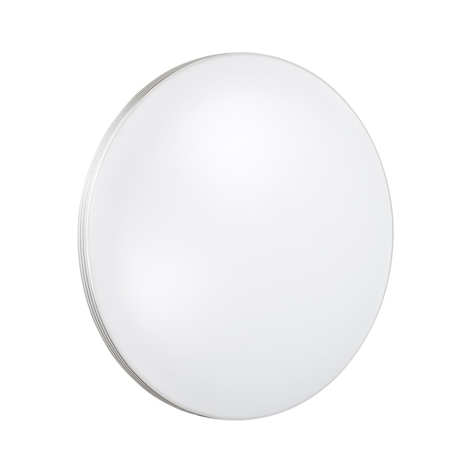 3016/CLN Сонекс Светодиодный влагозащищенный светильник SMALLI, пластик/белый/хром, 36Вт, 4000K, IP43, 33см диаметр