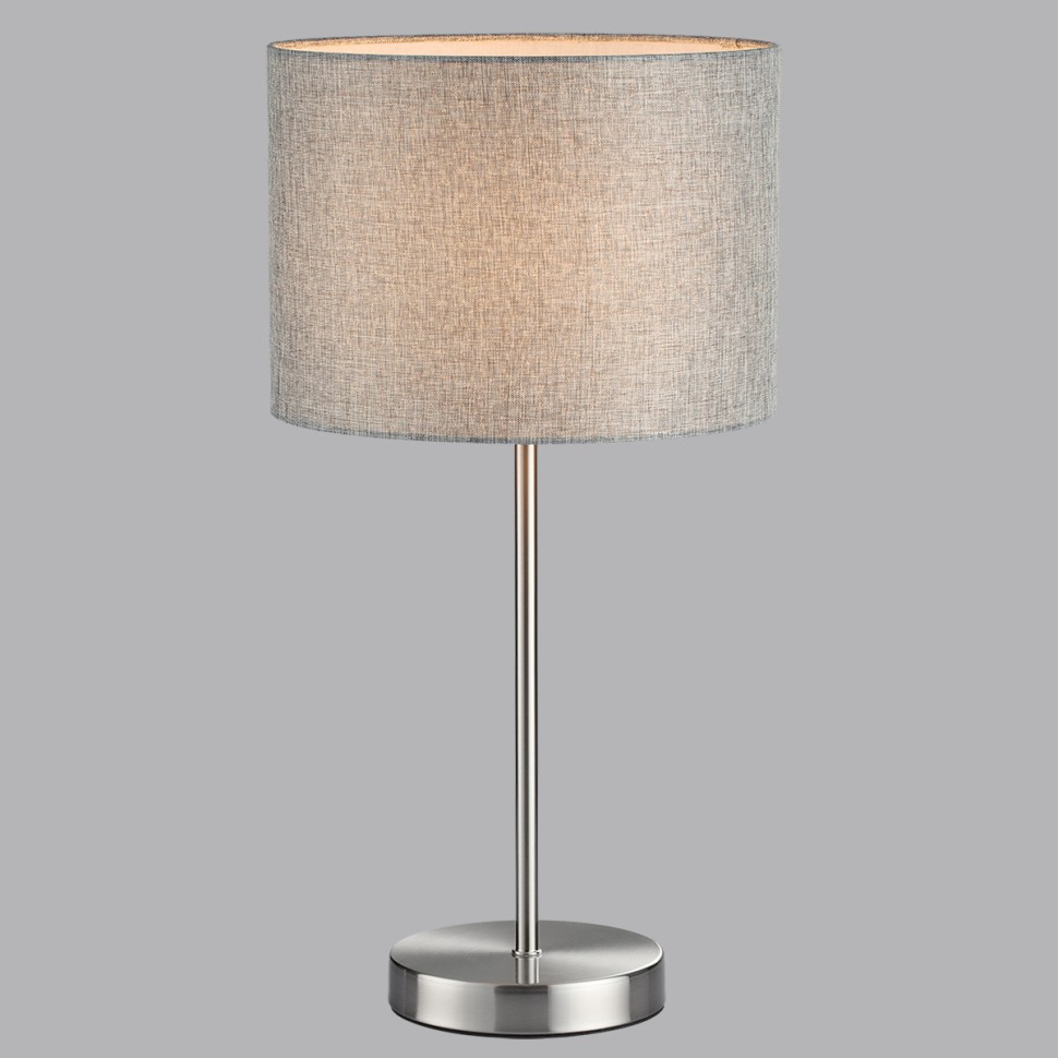 8251/1T LUMION NIKKI Настольная лампа Е27*1*60W, никель, серый, диаметр 25см