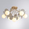 A1369PL-7GY ARTE LAMP потолочная люстра Peacock G9*7*40W, белый, золото, серый