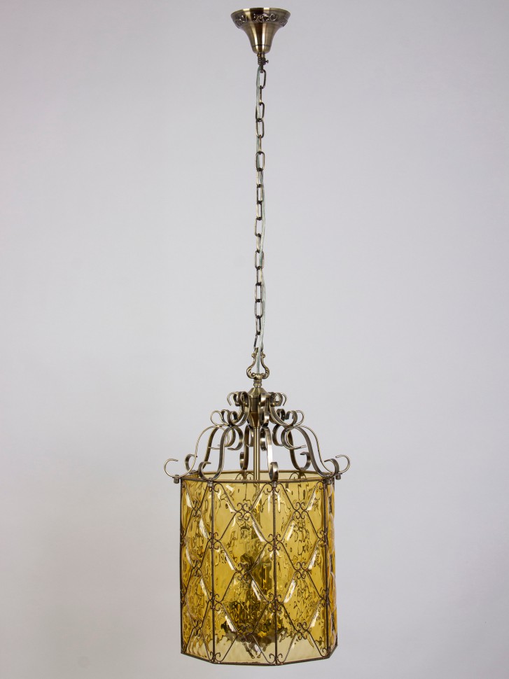 2130/4 Amber Abrasax подвесной светильник Cornelia