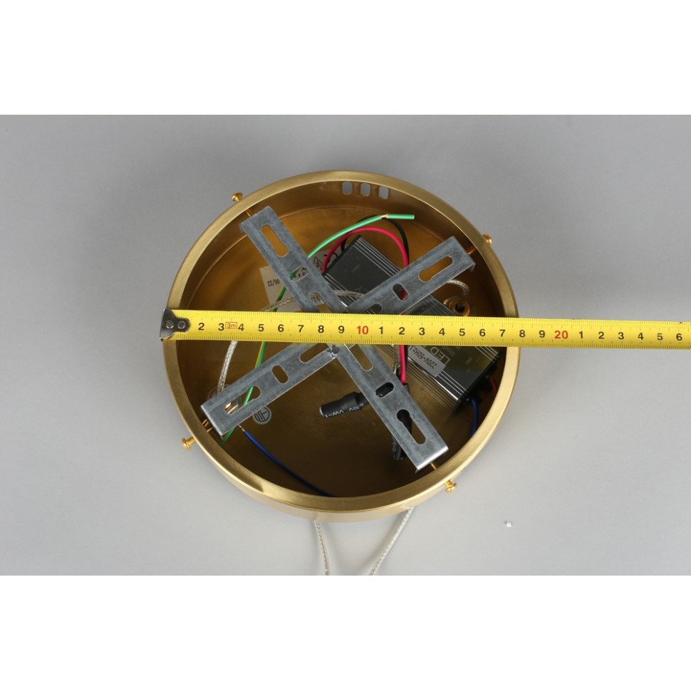 APL.049.03.60 Aployt Armel подвесной светодиодный светильник 2 кольца, 60 и 40см, 60W 4000K 3300Lm латунь