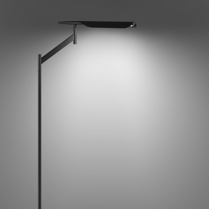 359542 NOVOTECH Ledo Ala черный светодиодный диммируемый торшер с сенсорным управлением 14W, 2700К/4000К/6000К