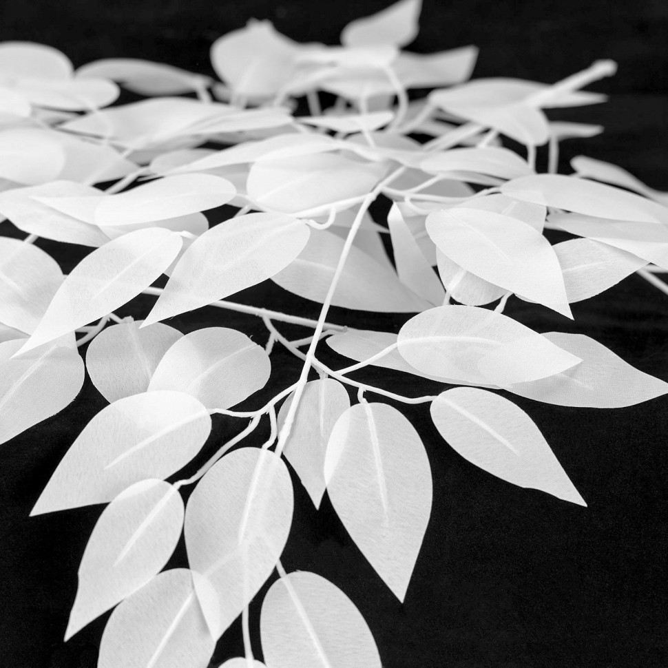 LSP-0681 Lussole Idaho Белая настольная лампа Листья, E27*1*40W