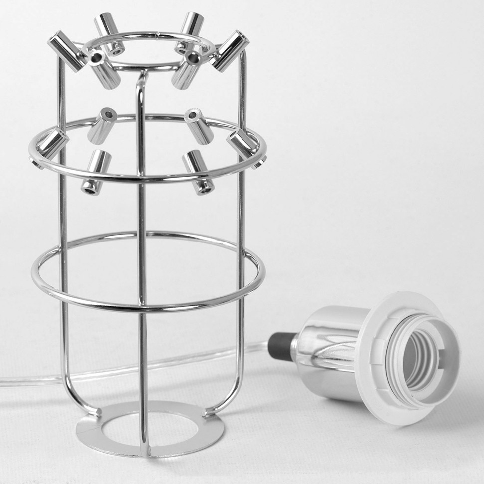 LSP-0681 Lussole Idaho Белая настольная лампа Листья, E27*1*40W