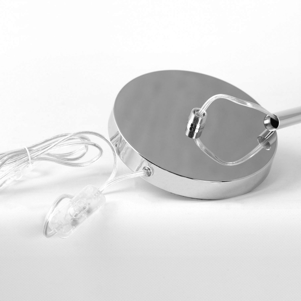 LSP-0681 Lussole Idaho Белая настольная лампа Листья, E27*1*40W